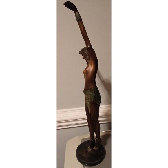 D H Chiparus Egyptian Dancer Bronze Sculpture - Picture 3 of 6